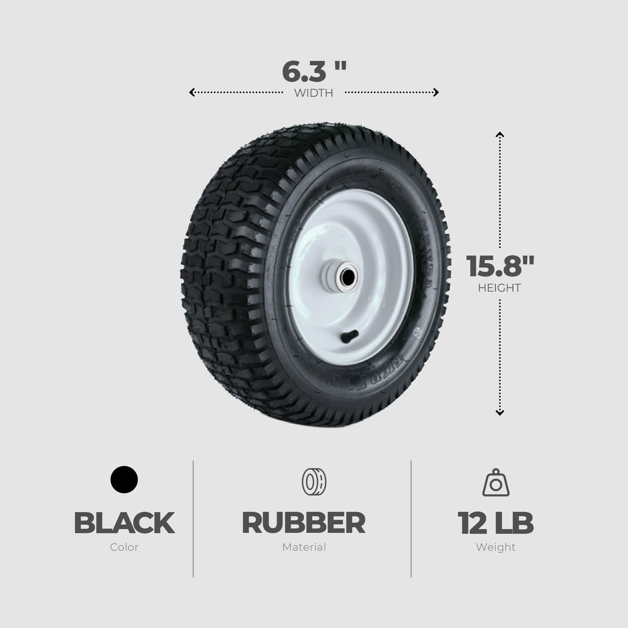 Amazon.com: K358 16X650-8 Wheel : Automotive